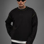 2Y Premium - Embossed Logo Sweatshirt - Black